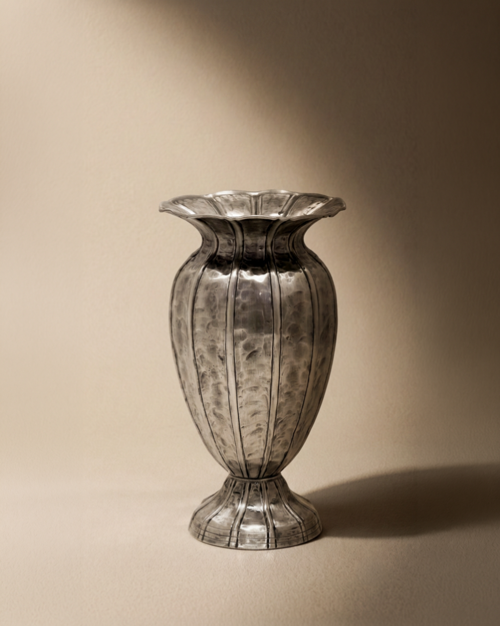 Textured Silver Vase (Slim) by Home Like That