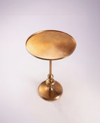 Gold Pedestal Table