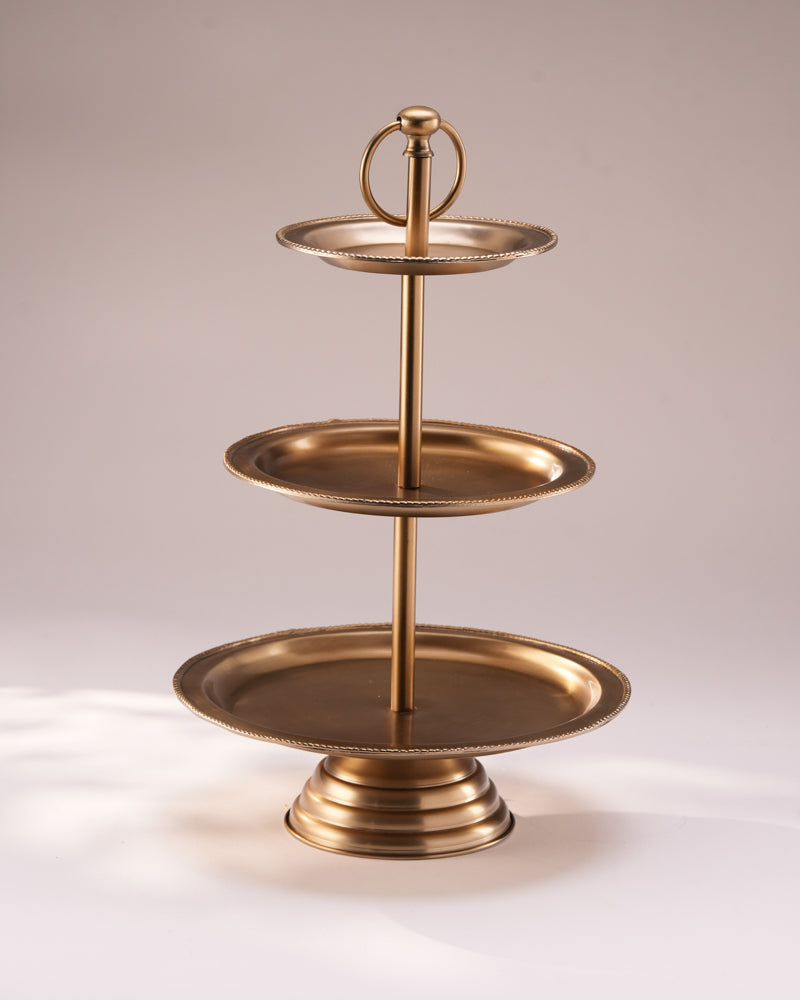 Matt Gold 3 Tier Stand