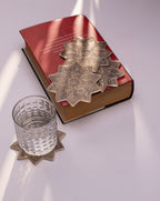 Mehfil Brass Antique Coasters S/4